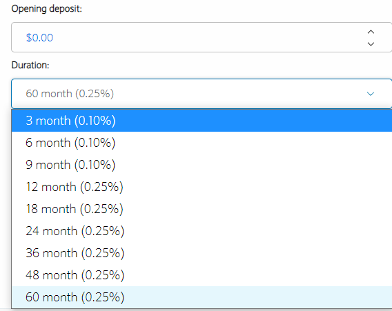 Barclays CD Calculator